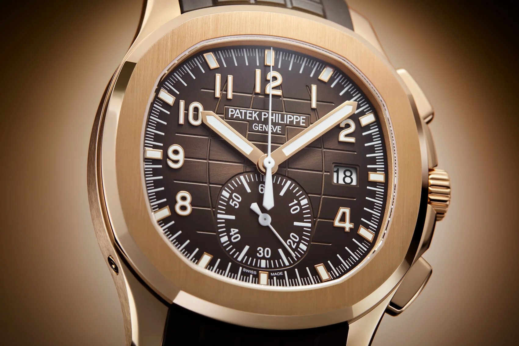 The AAA Replica Patek Philippe Aquanaut adds some delectable new chocolates and blue-greys to the line-up post thumbnail image